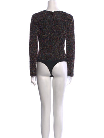 Cushnie Sequin Patterned Bodysuit