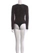 Cushnie Sequin Patterned Bodysuit