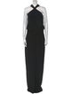 Cushnie Silk Long Dress
