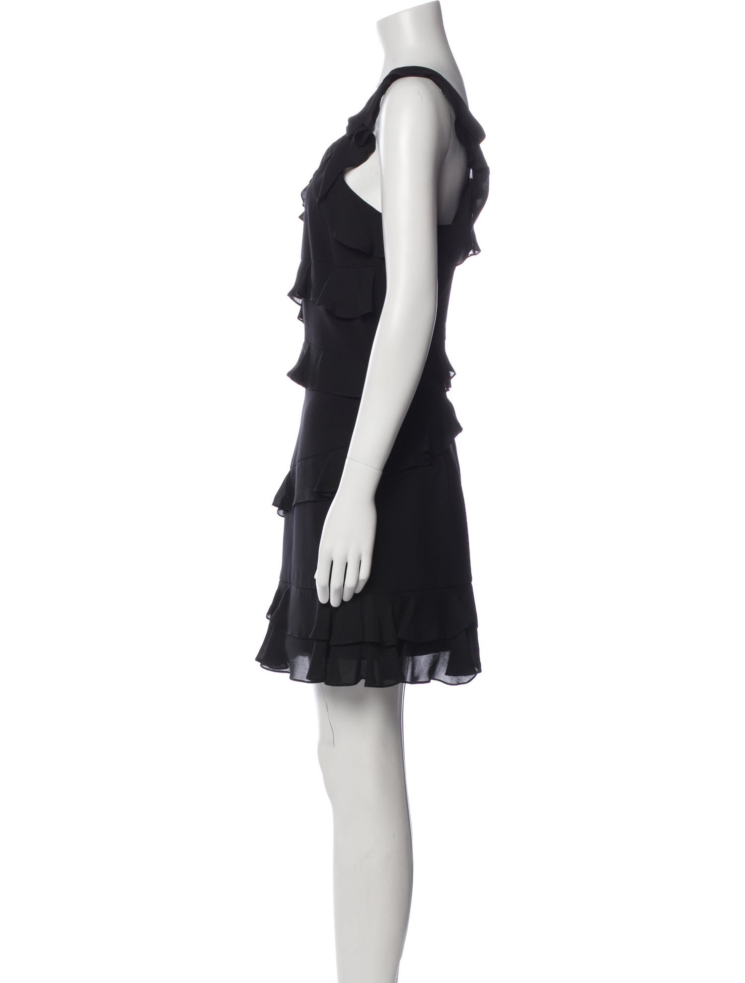 Cushnie One-Shoulder Mini Dress