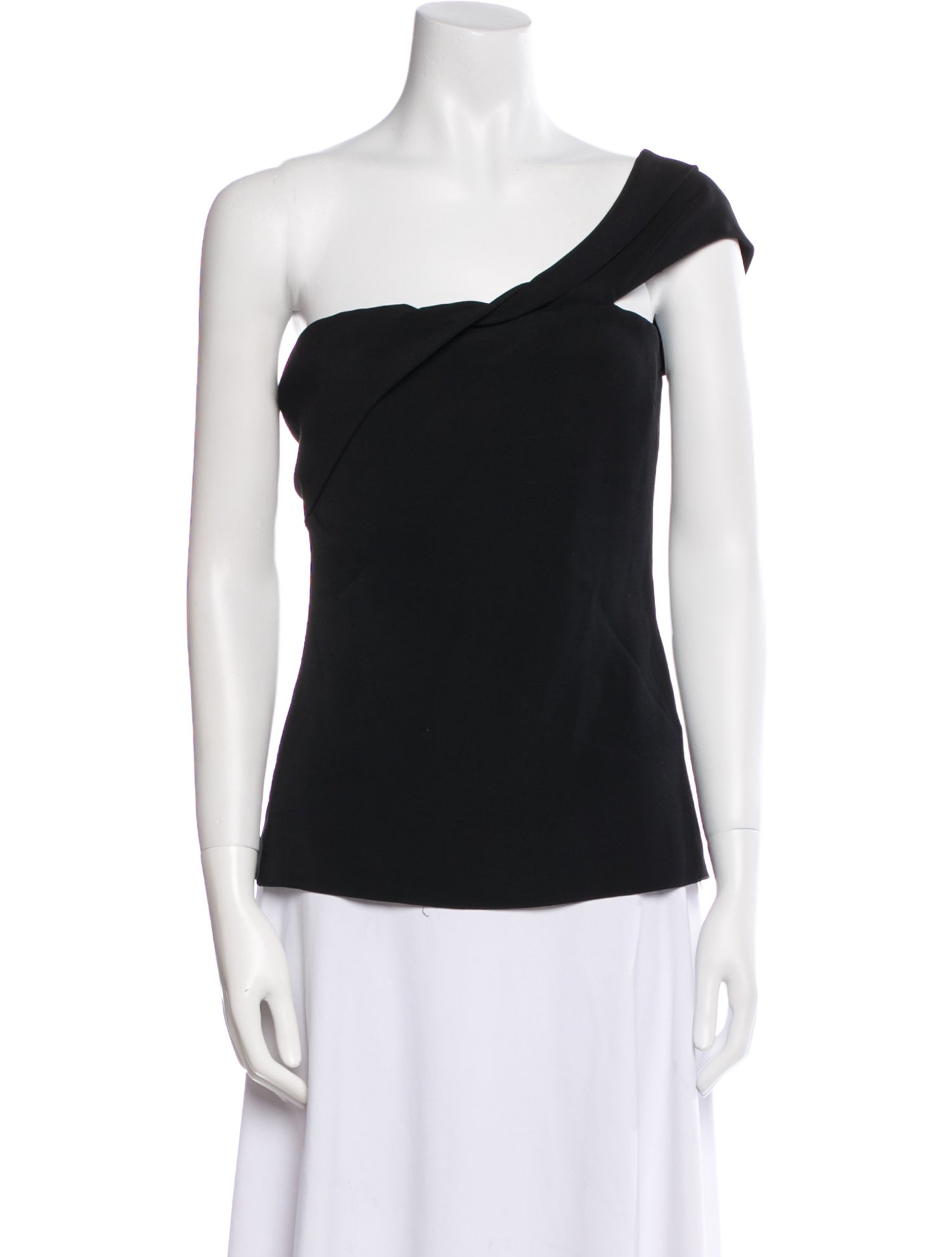 Cushnie One-Shoulder Sleeveless Top