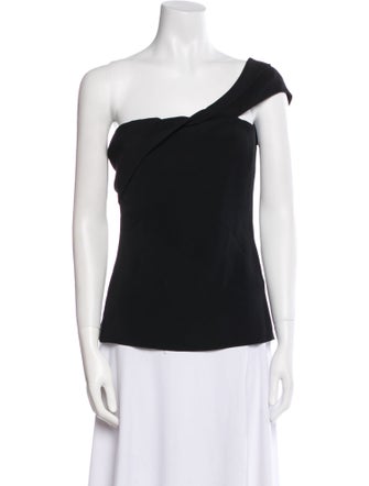 Cushnie One-Shoulder Sleeveless Top