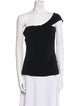 Cushnie One-Shoulder Sleeveless Top
