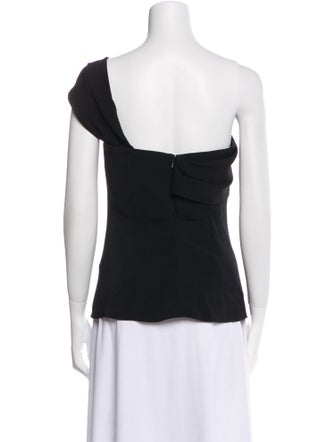 Cushnie One-Shoulder Sleeveless Top