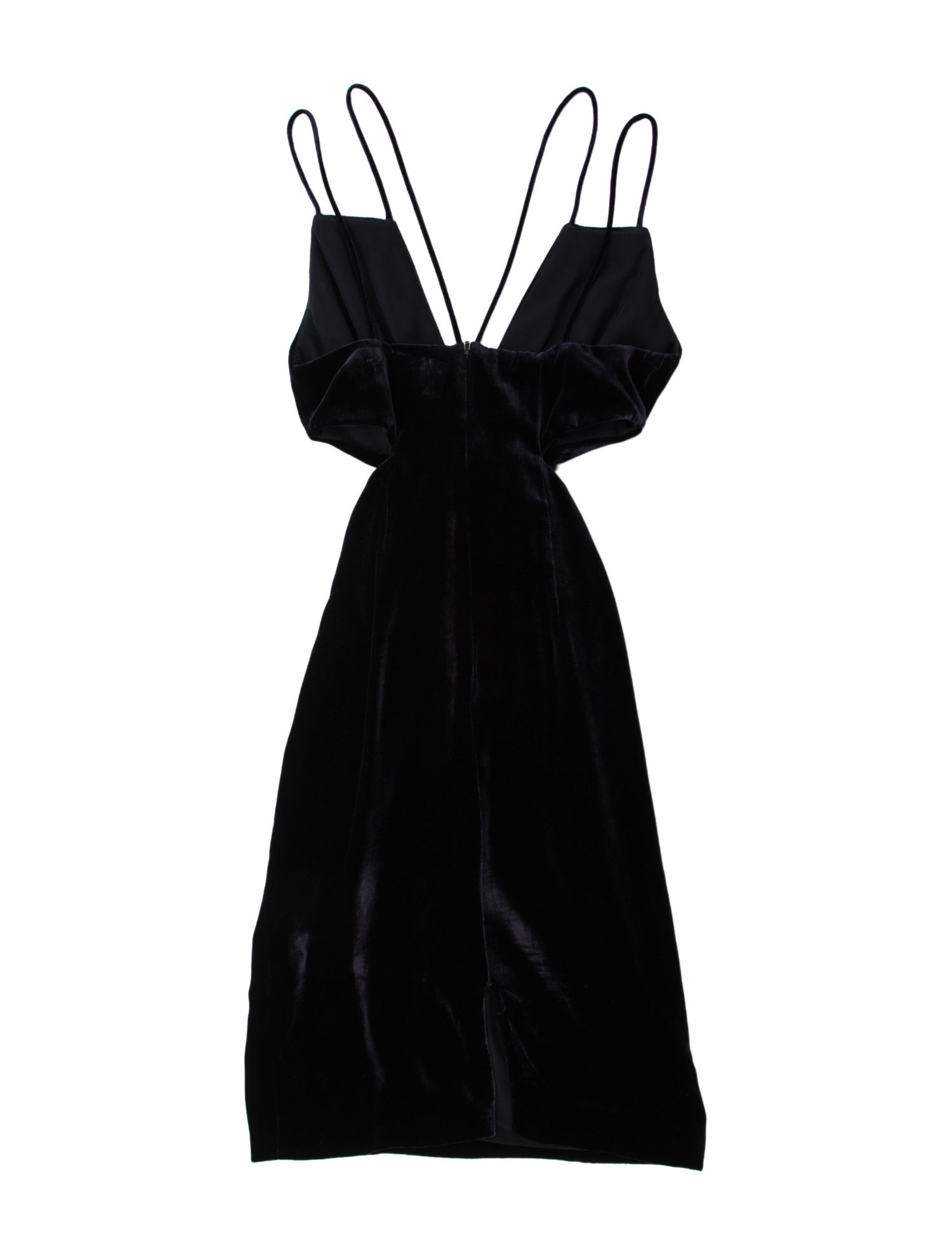 Cushnie V-Neck Knee-Length Dress