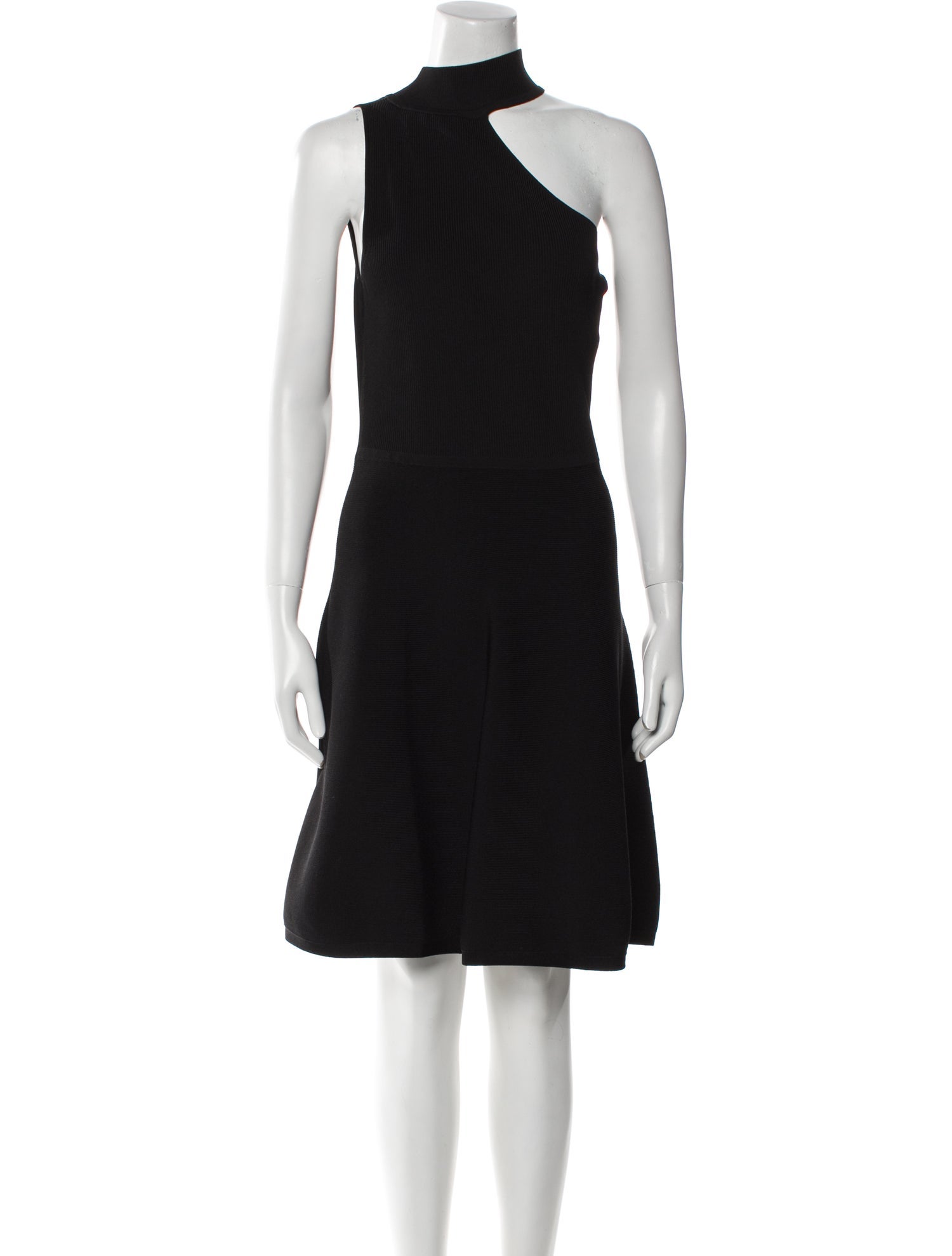 Cushnie Mock Neck Mini Dress