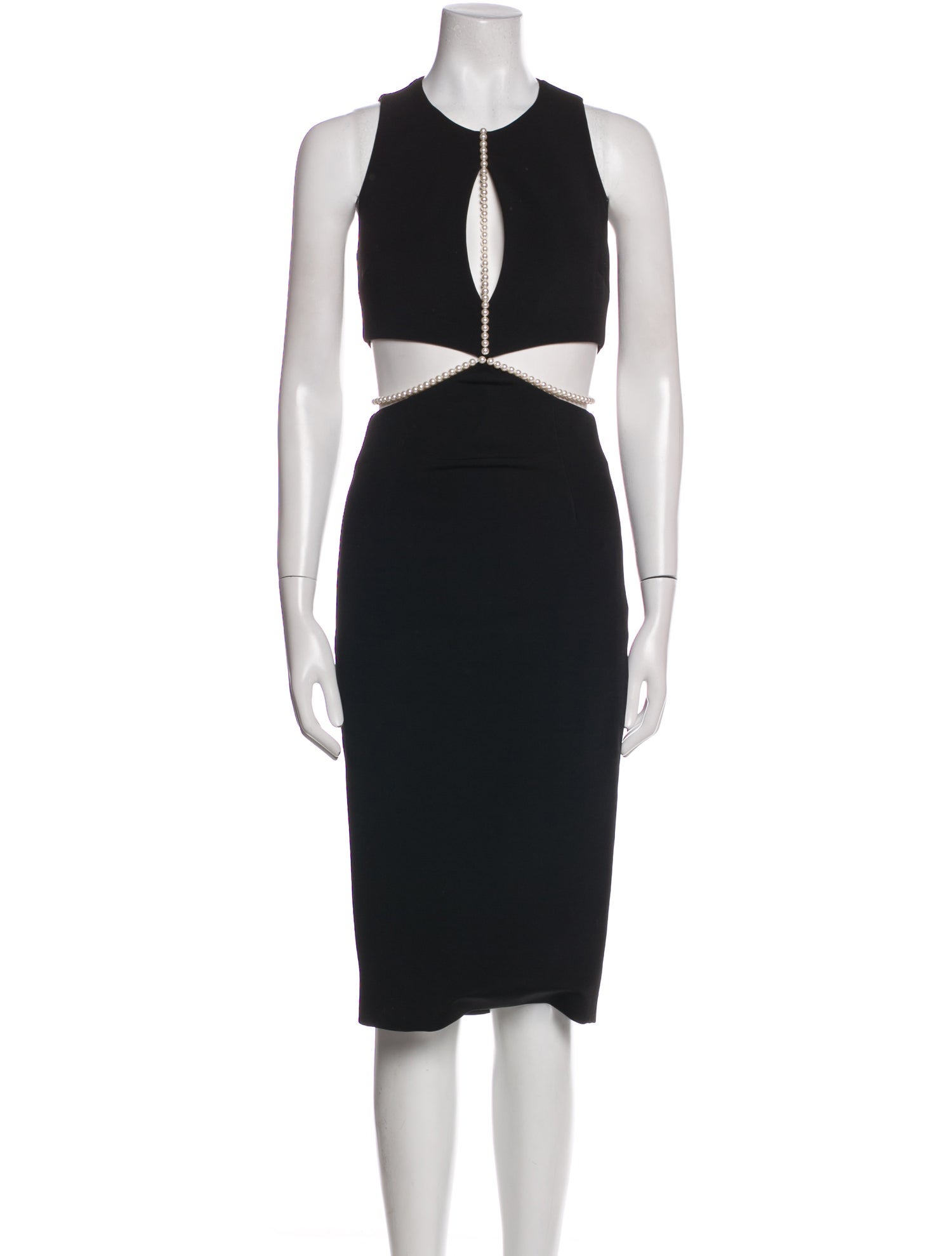 Cushnie Crew Neck Midi Length Dress