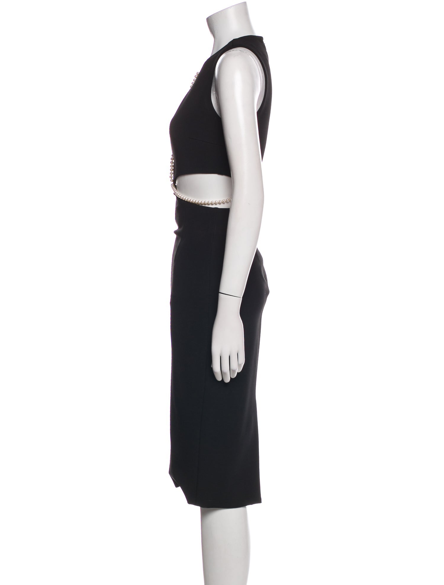Cushnie Crew Neck Midi Length Dress