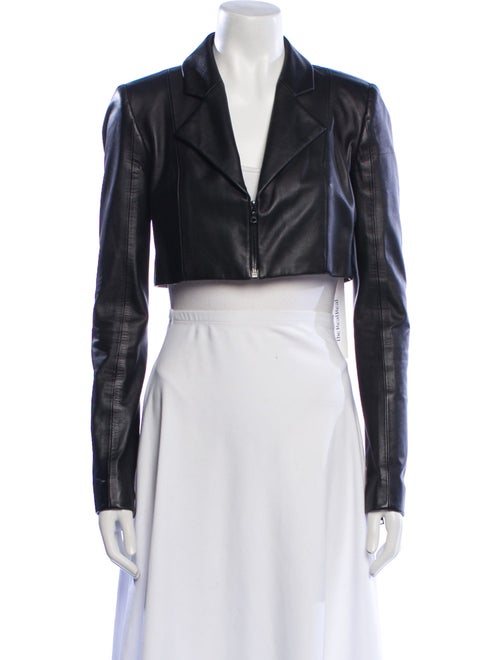 Cushnie Leather Blazer