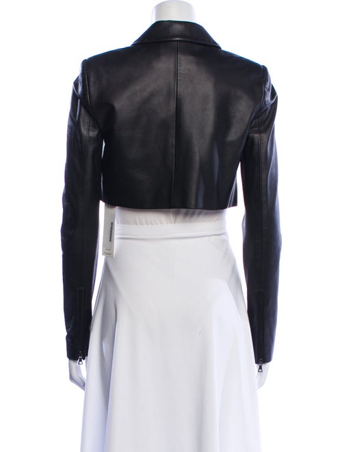 Cushnie Leather Blazer