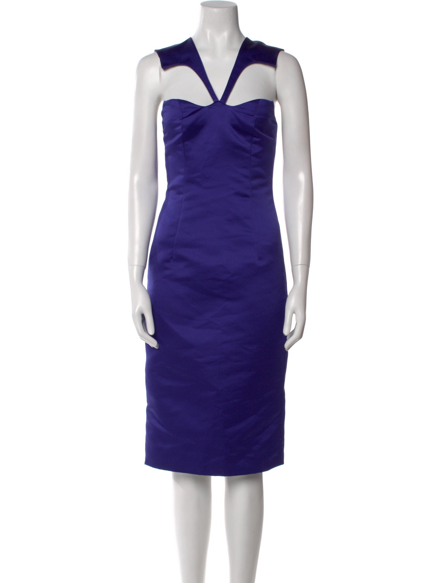 Cushnie Silk Midi Length Dress