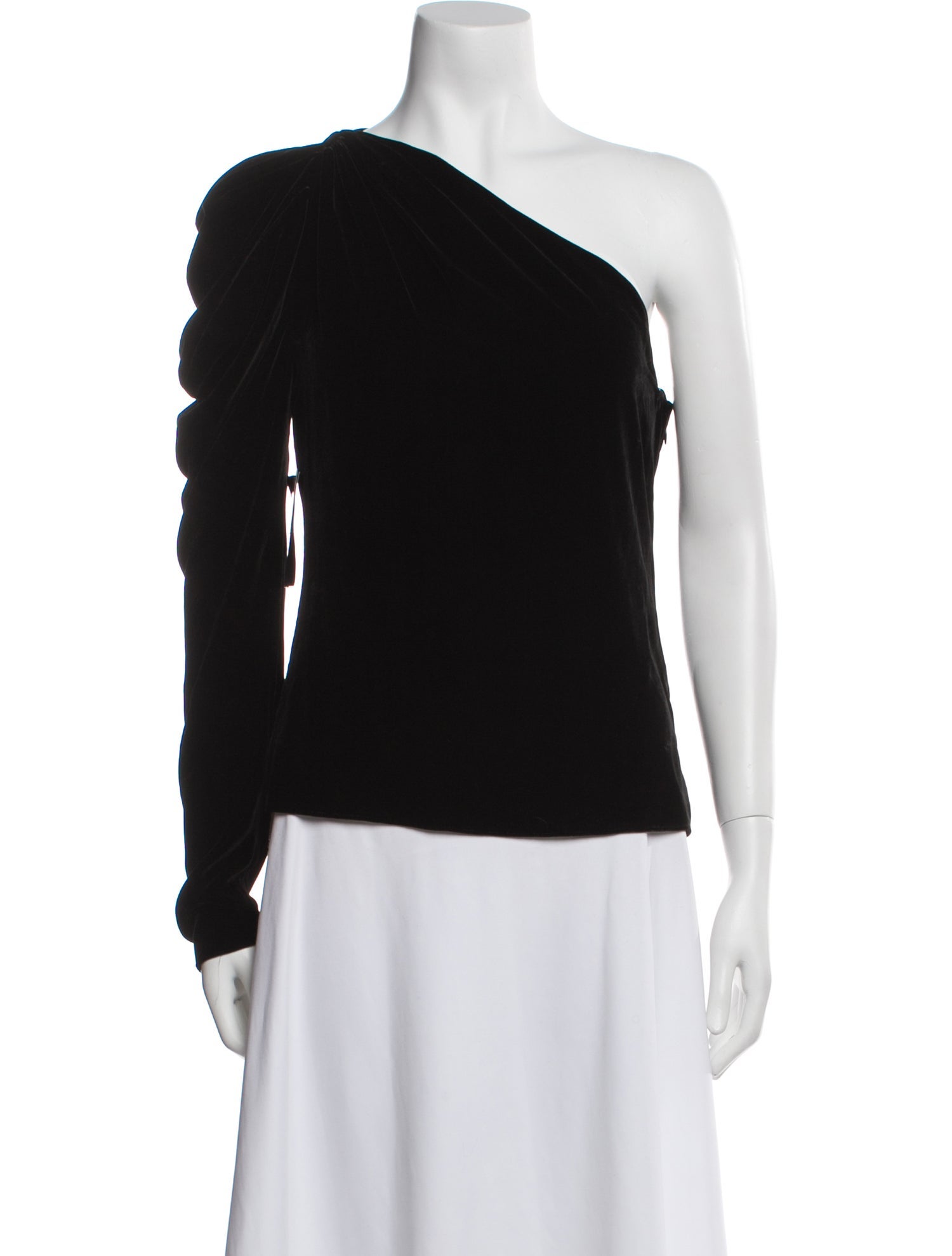 Cushnie One-Shoulder Long Sleeve Top w/ Tags