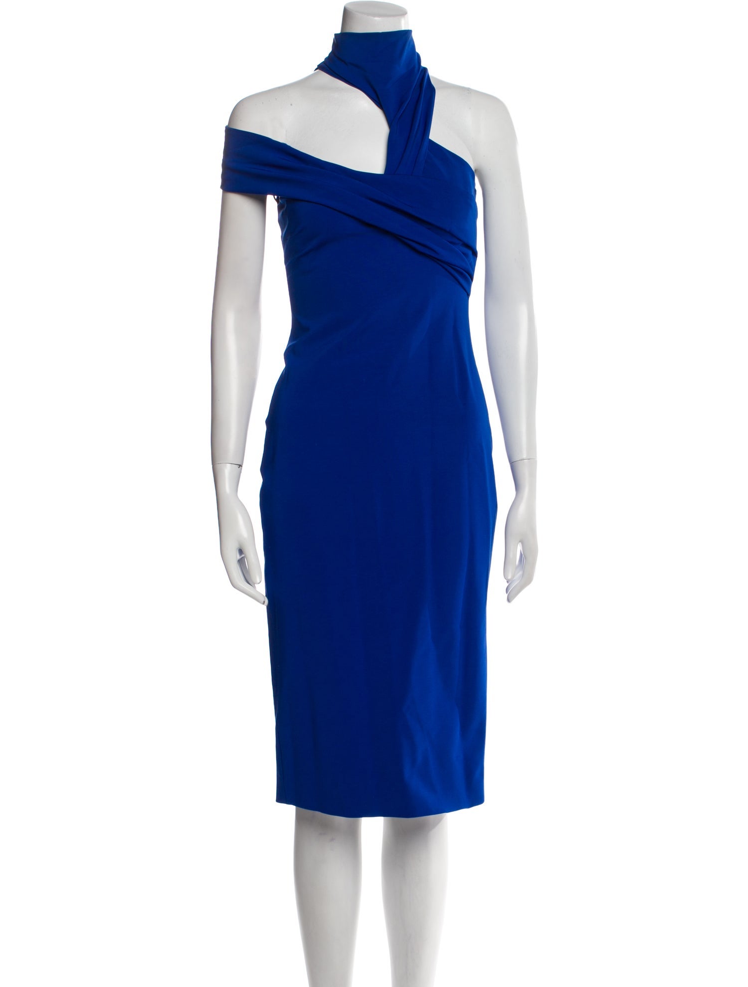 cushnie blue dress Cushnie et Ochs Neoprene Blue Dress Size 0 UK 4 ladies  Afashionistastore