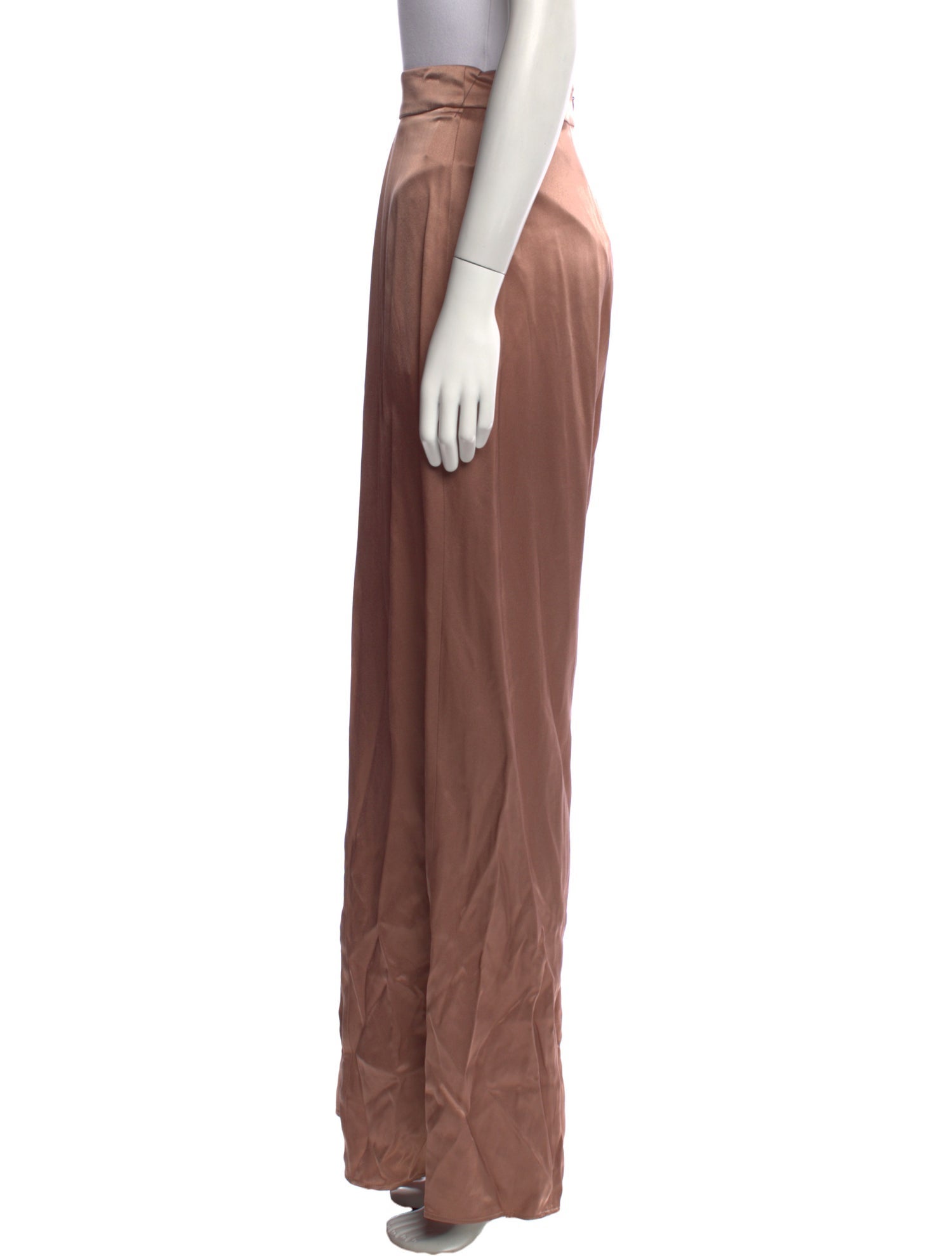 Cushnie Silk Wide Leg Pants