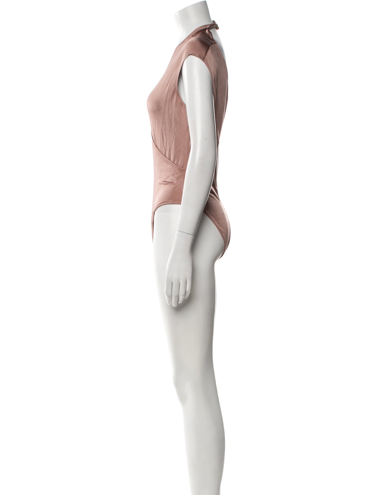 Cushnie V-Neck Sleeveless Bodysuit