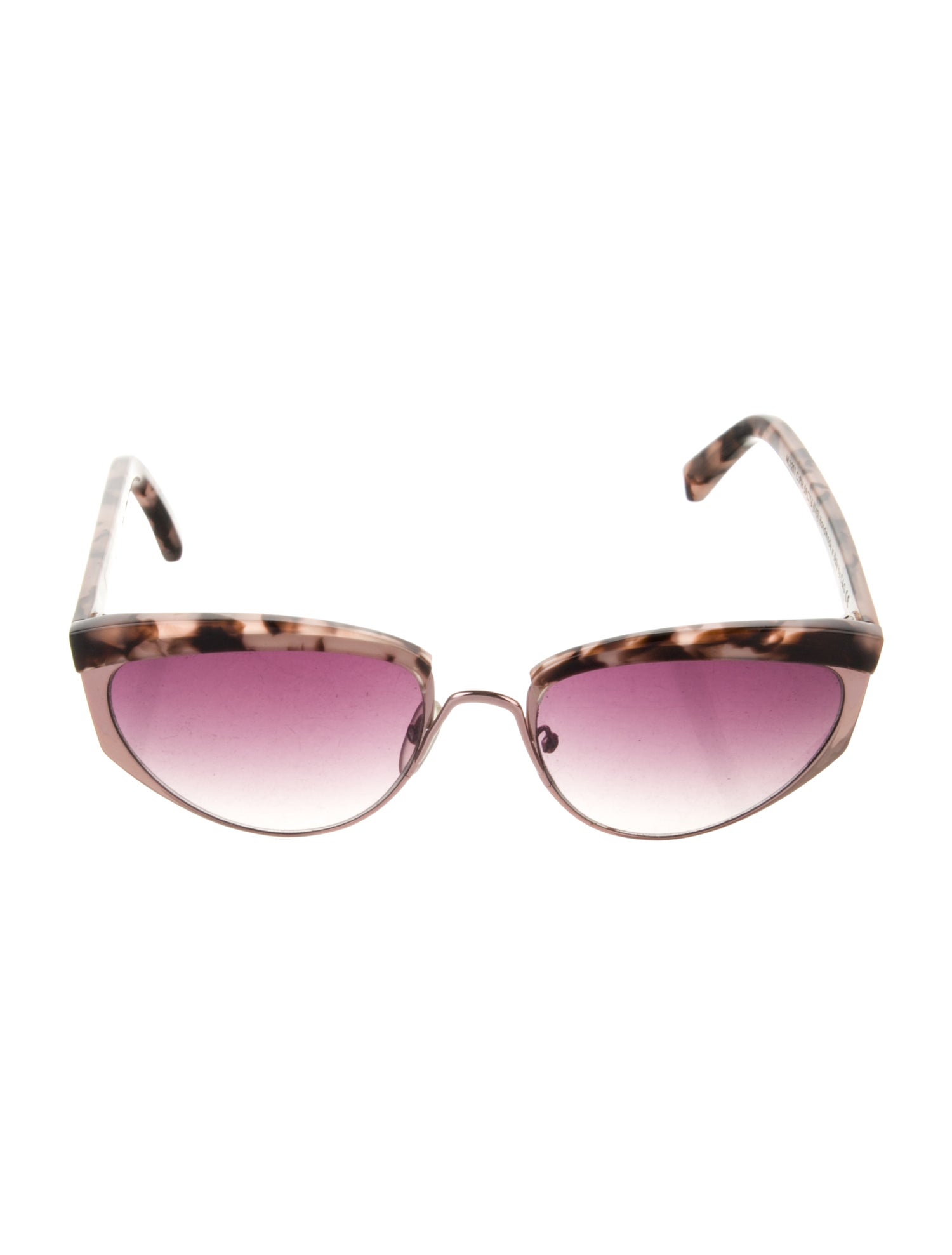 Cutler and Gross Cat-Eye Gradient Sunglasses