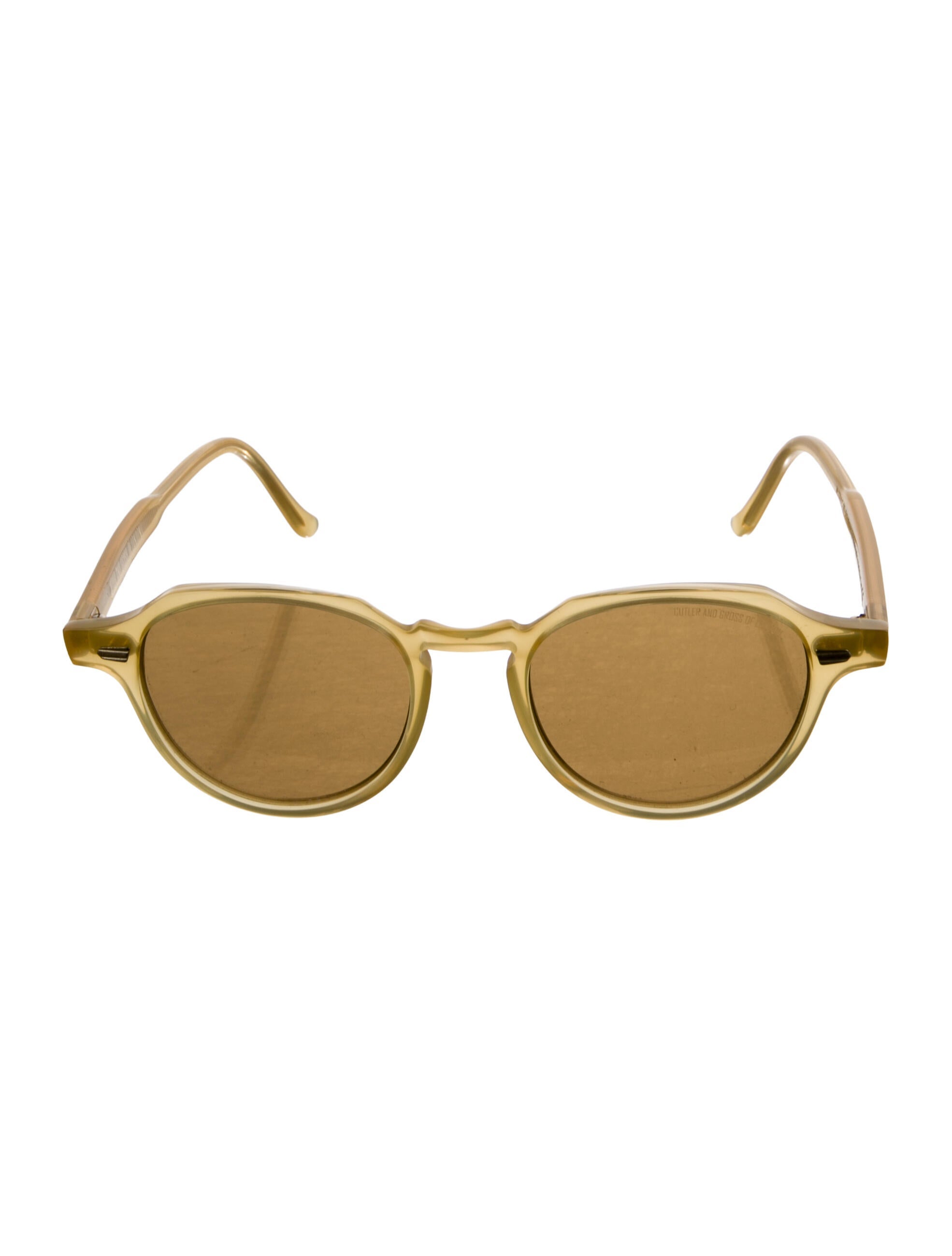 Cutler and Gross Round Tinted Sunglasses