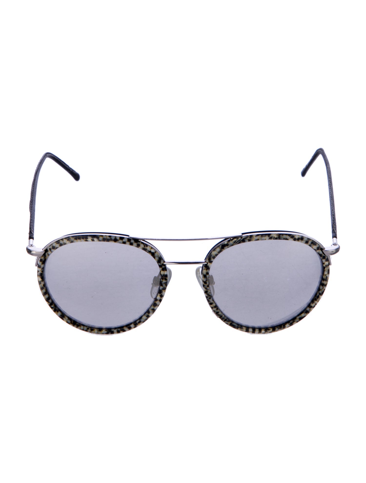 Cutler and Gross Oversize Mirrored Sunglasses