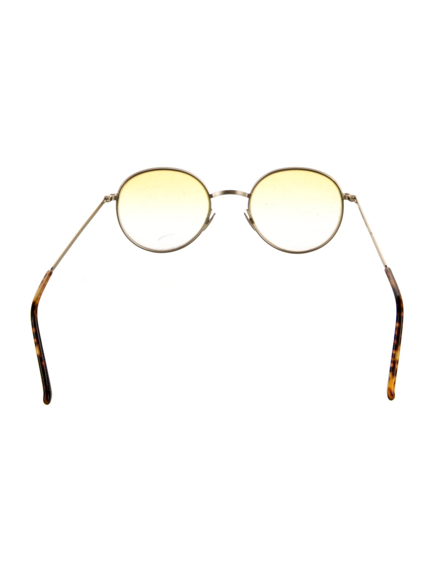 Cutler and Gross Round Mirrored Sunglasses