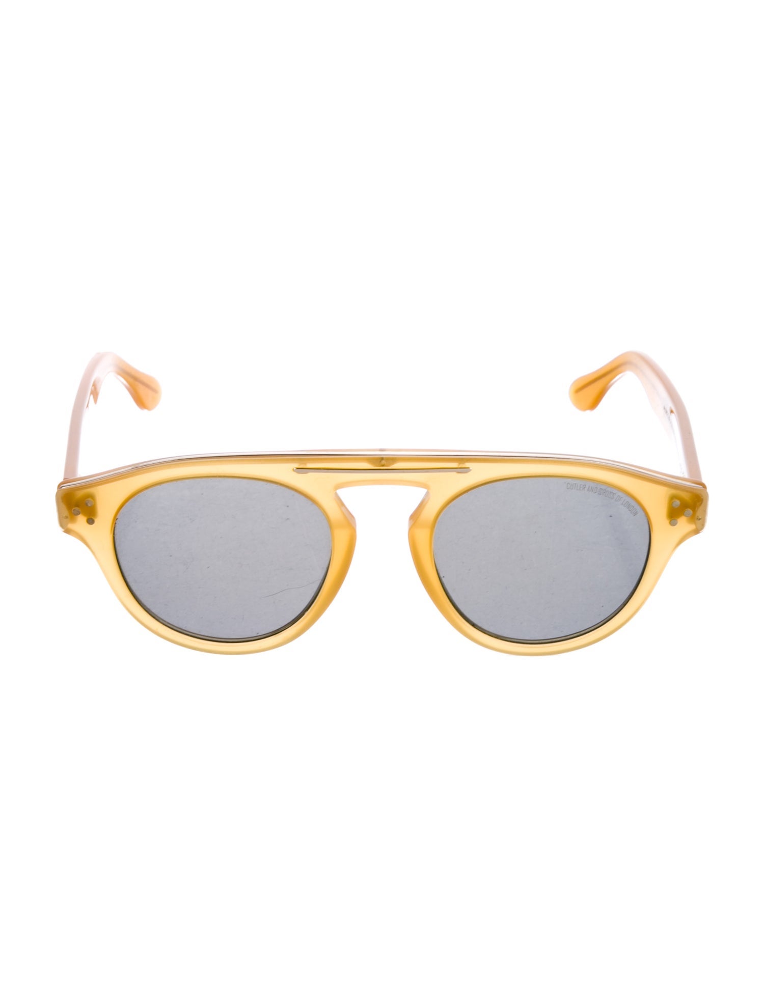 Cutler and Gross Round Tinted Sunglasses