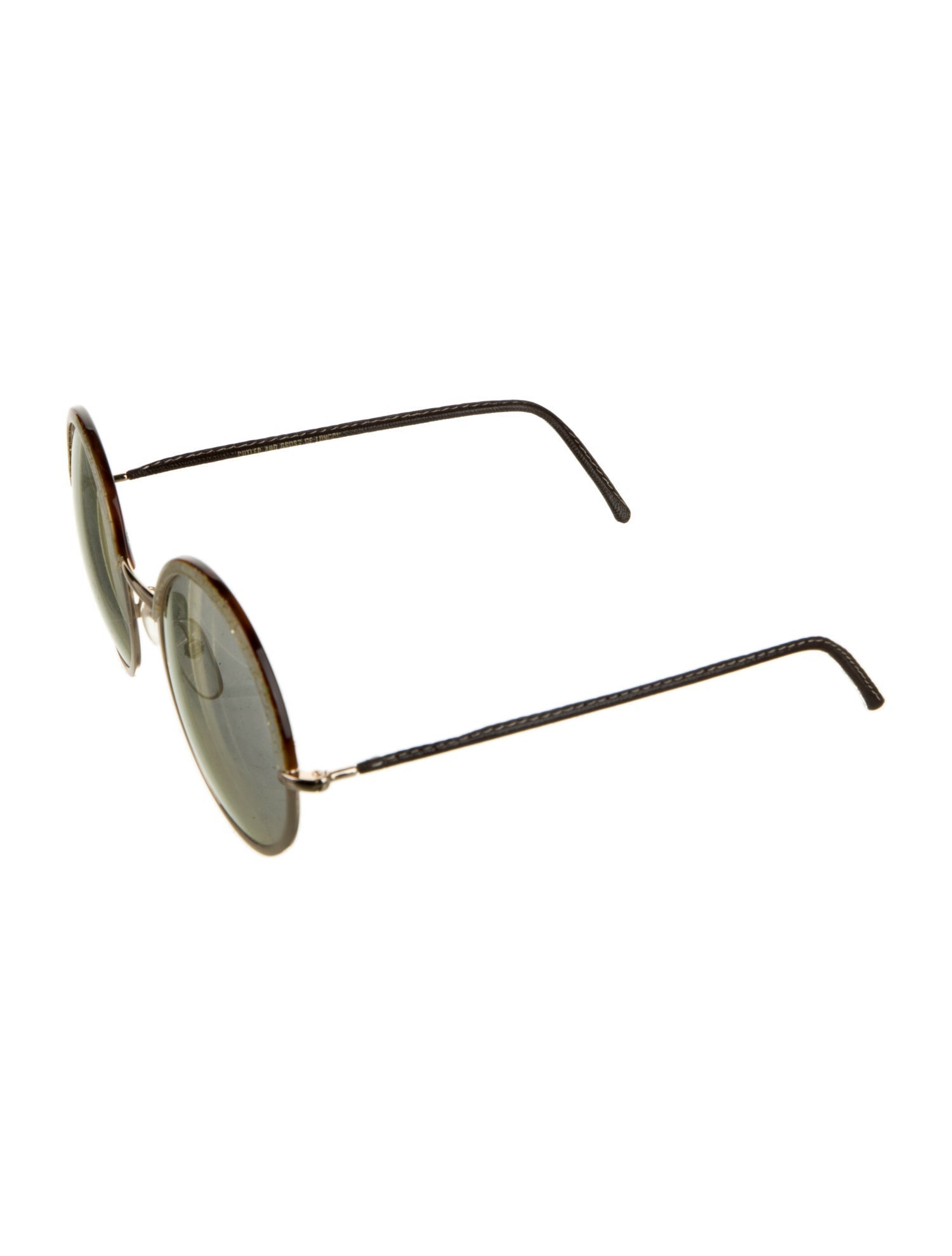 Cutler and Gross Round Mirrored Sunglasses