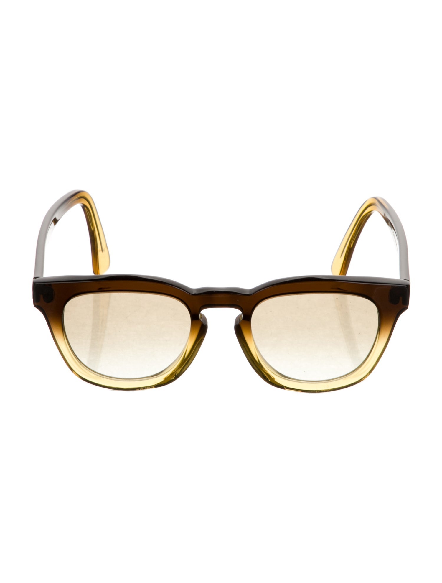 Cutler and Gross Square Mirrored Sunglasses