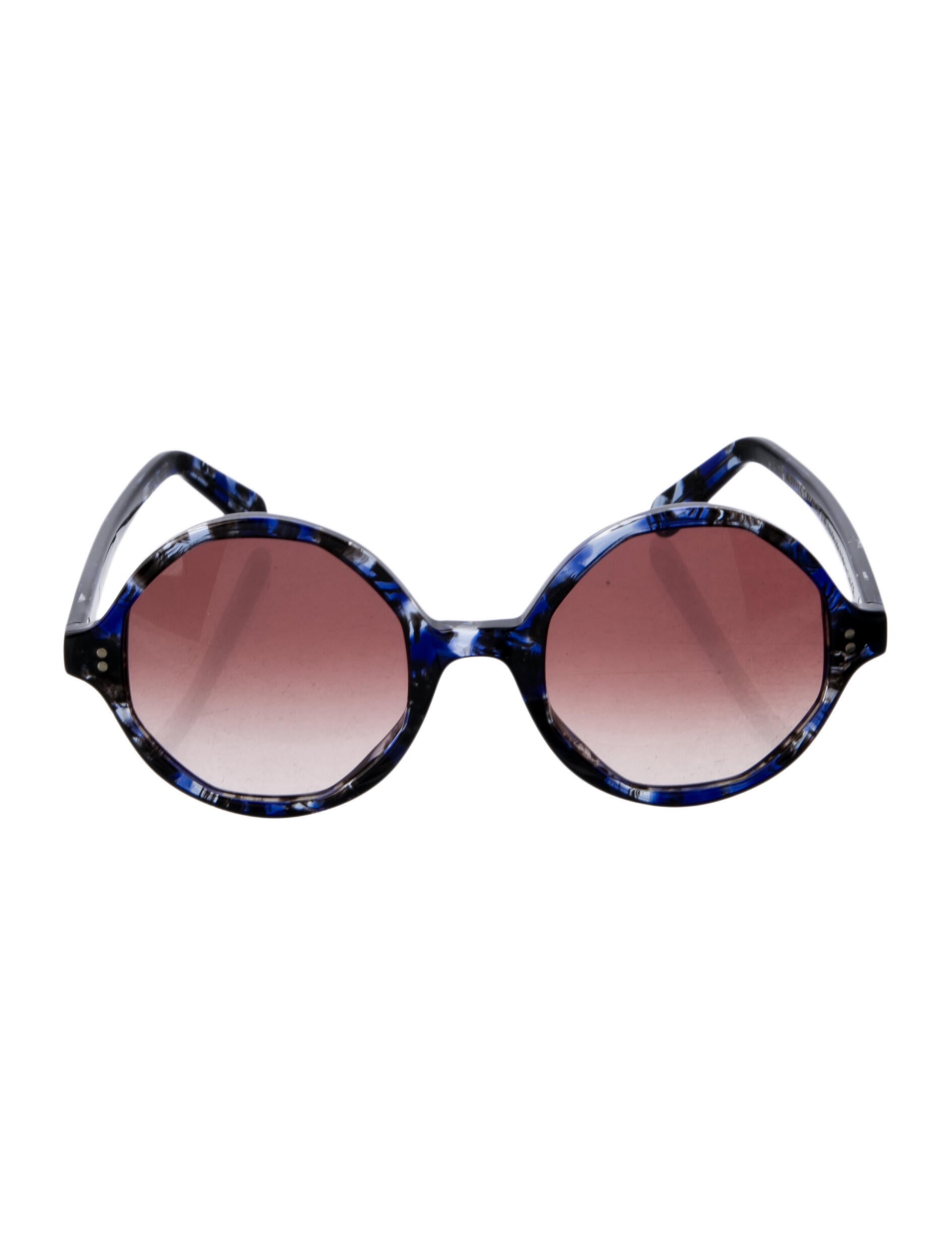 Cutler and Gross Round Gradient Sunglasses