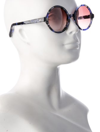 Cutler and Gross Round Gradient Sunglasses