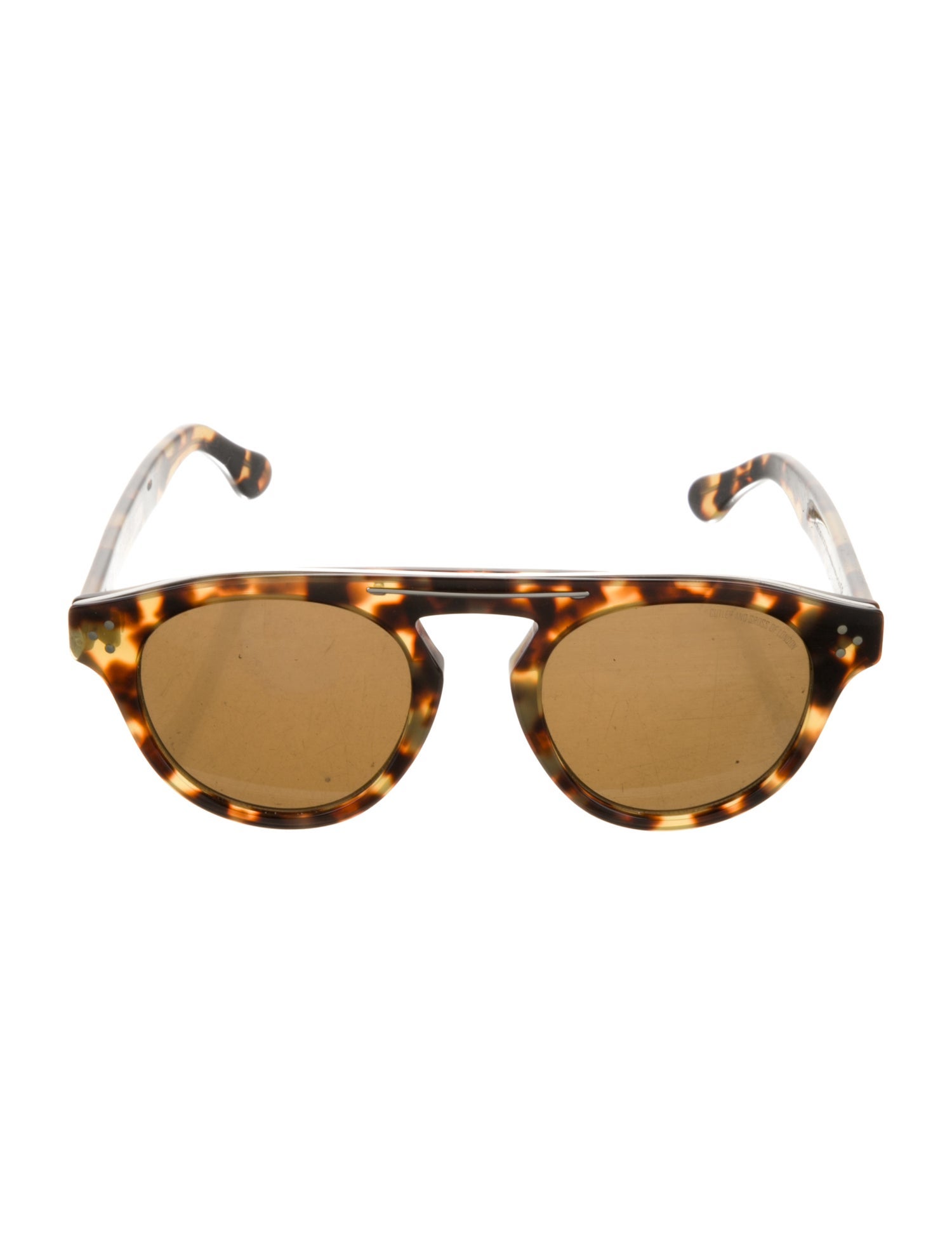 Cutler and Gross Aviator Tinted Sunglasses