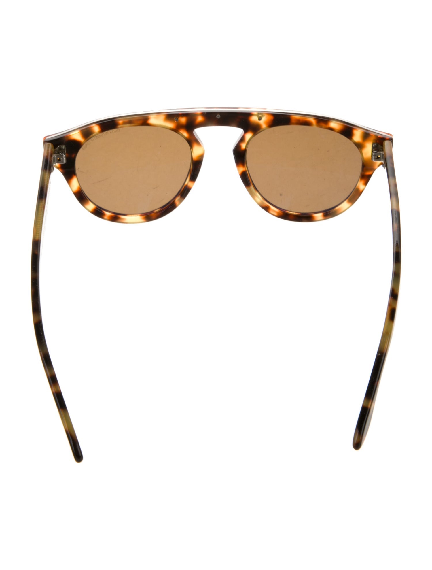 Cutler and Gross Aviator Tinted Sunglasses