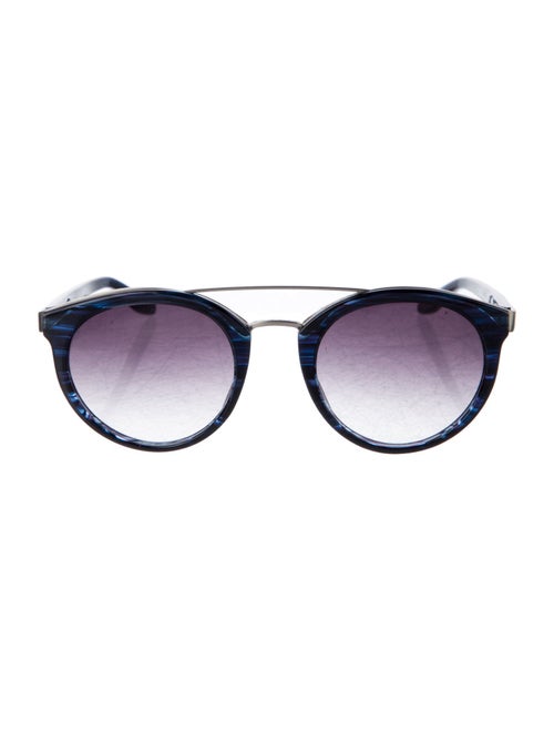 Barton Perreira Round Gradient Sunglasses