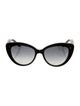 Cutler and Gross Cat-Eye Gradient Sunglasses