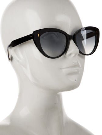 Cutler and Gross Cat-Eye Gradient Sunglasses
