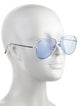 Cutler and Gross Aviator Tinted Sunglasses