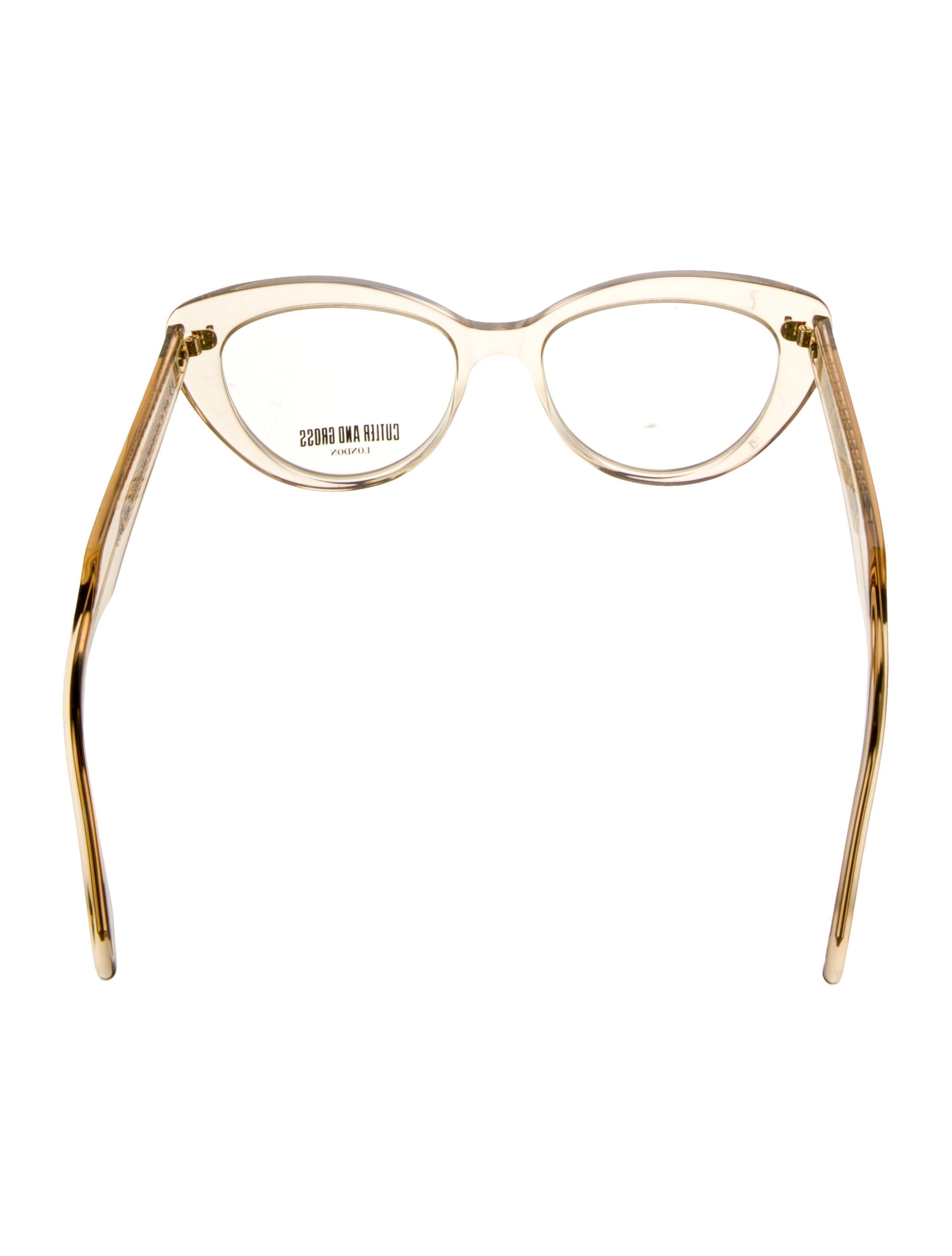Cutler and Gross Cat-Eye Eyeglasses