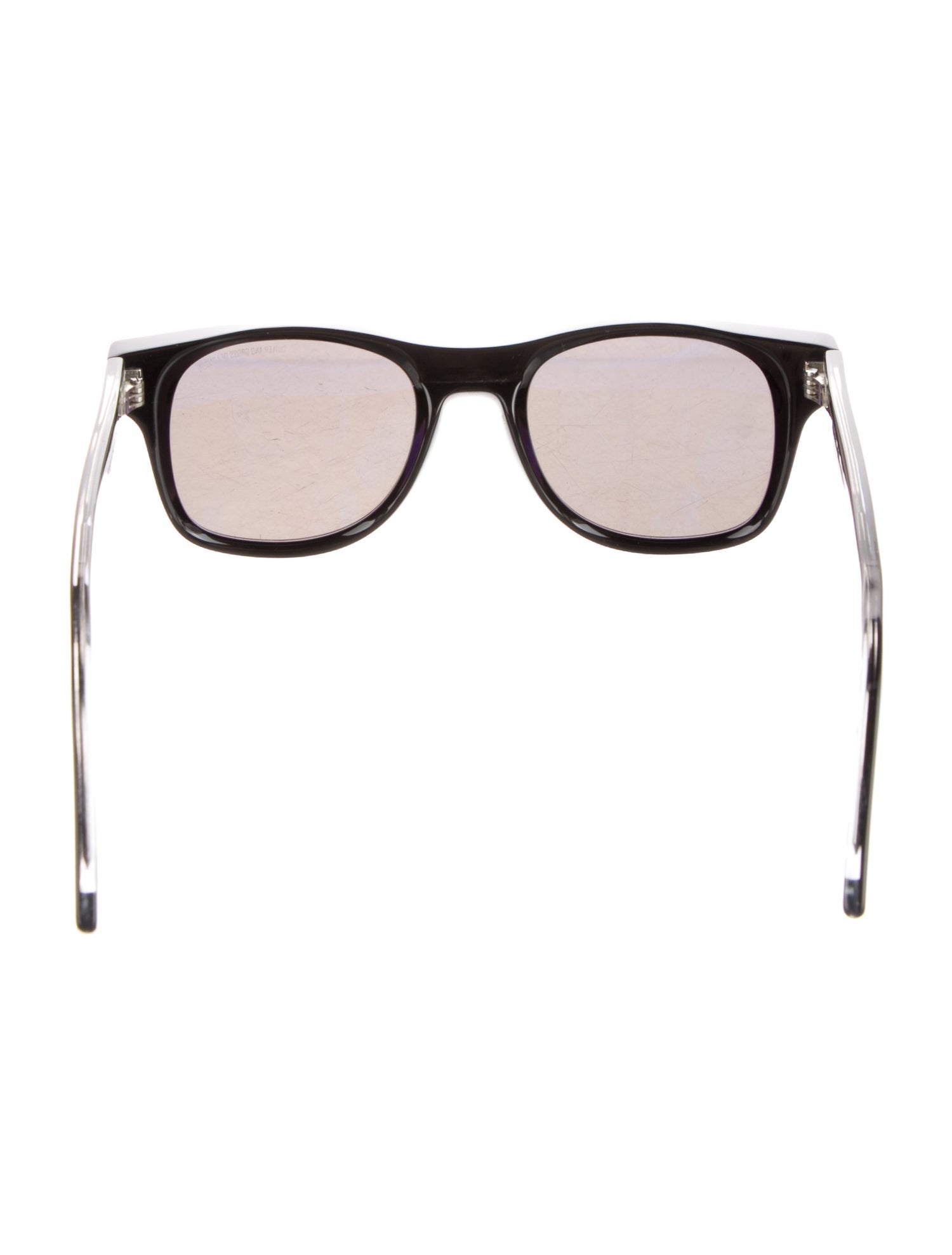 Cutler and Gross Wayfarer Mirrored Sunglasses