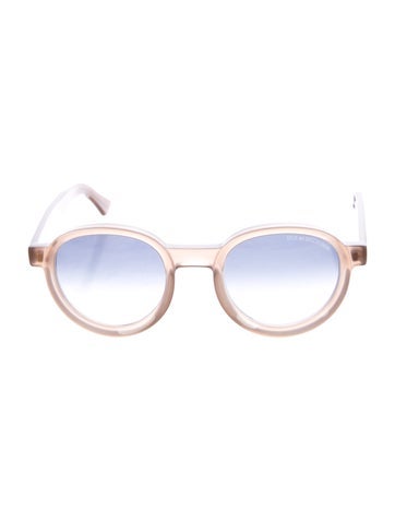 Pre-owned Cutler And Gross Round Gradient Sunglasses In Neutral