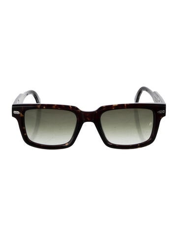 Pre-owned Cutler And Gross Square Gradient Sunglasses In Black