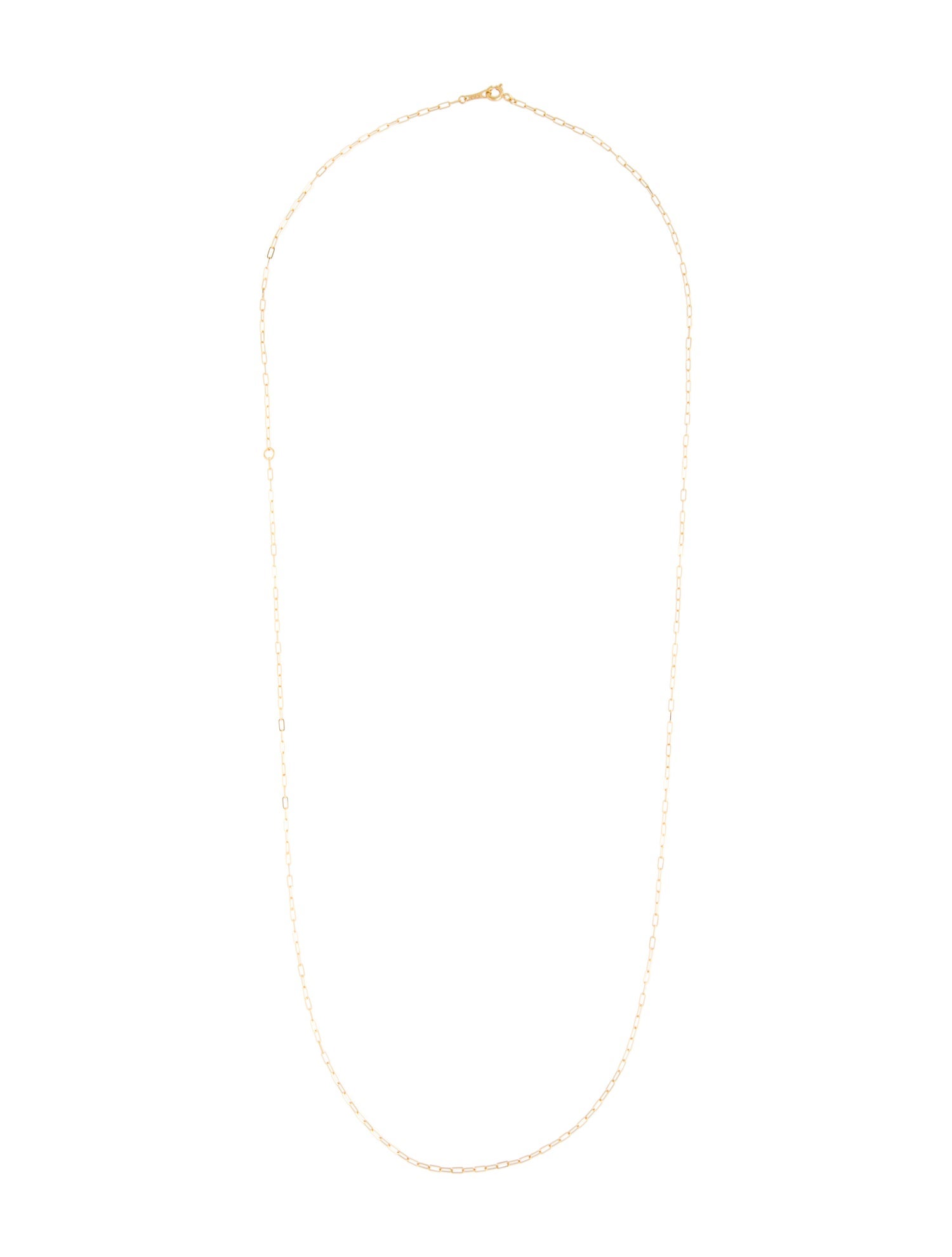 CVC Stones 18K Paperclip Link Necklace