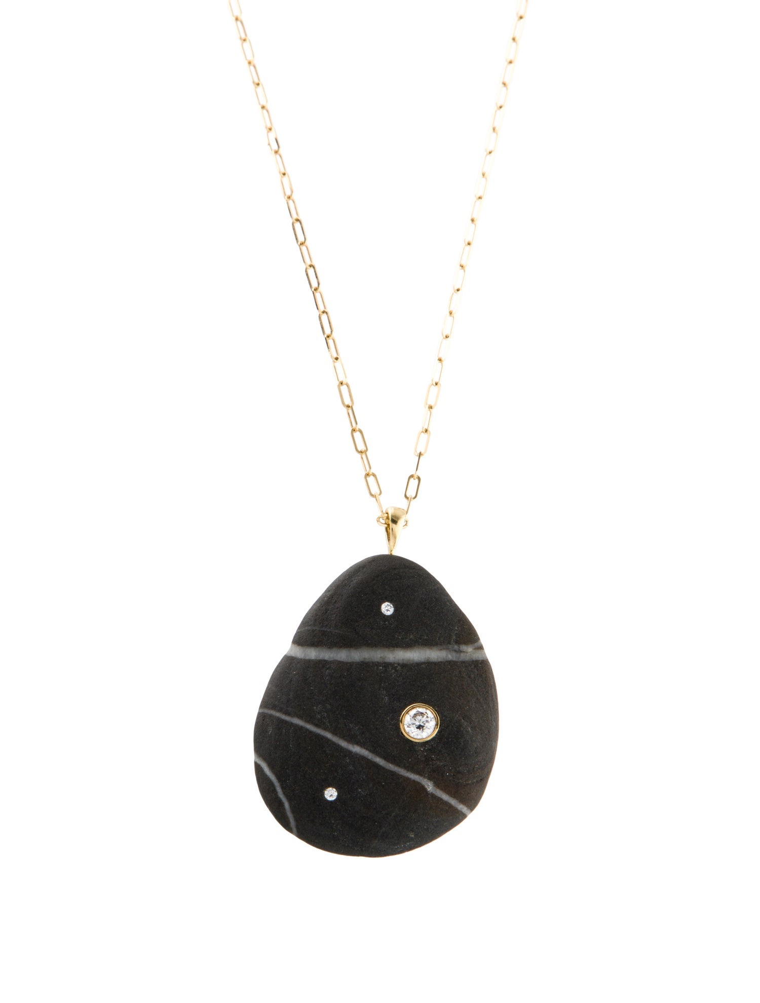 CVC Stones 18K Stone & Diamond Pendant Necklace