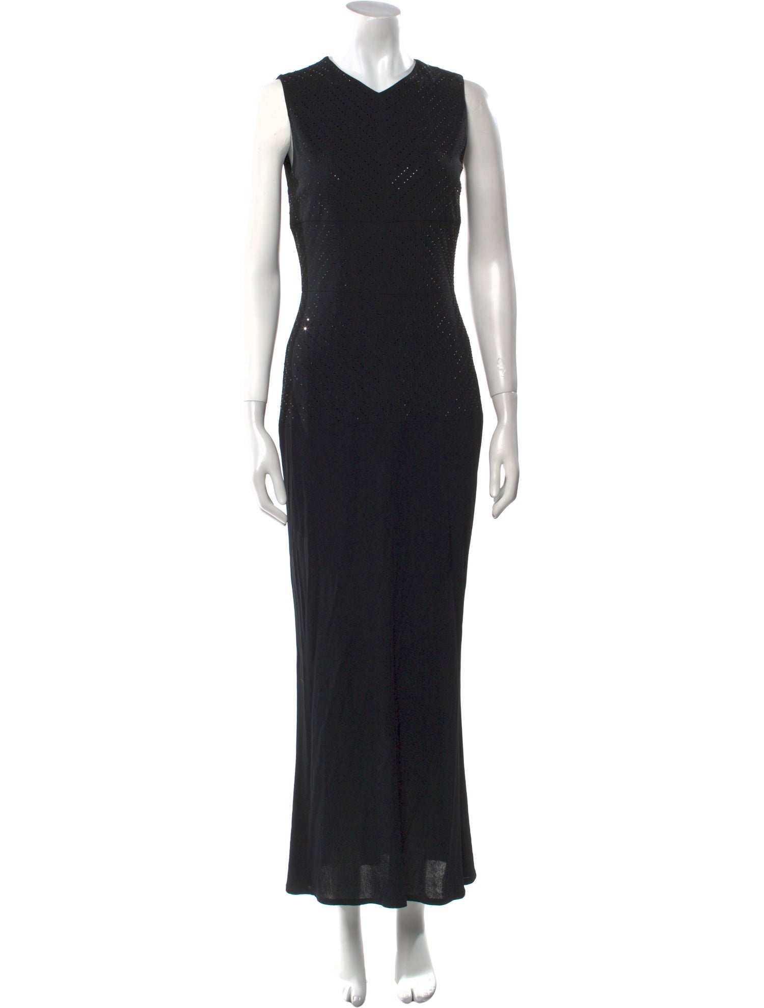 Carla Westcott Crew Neck Long Dress