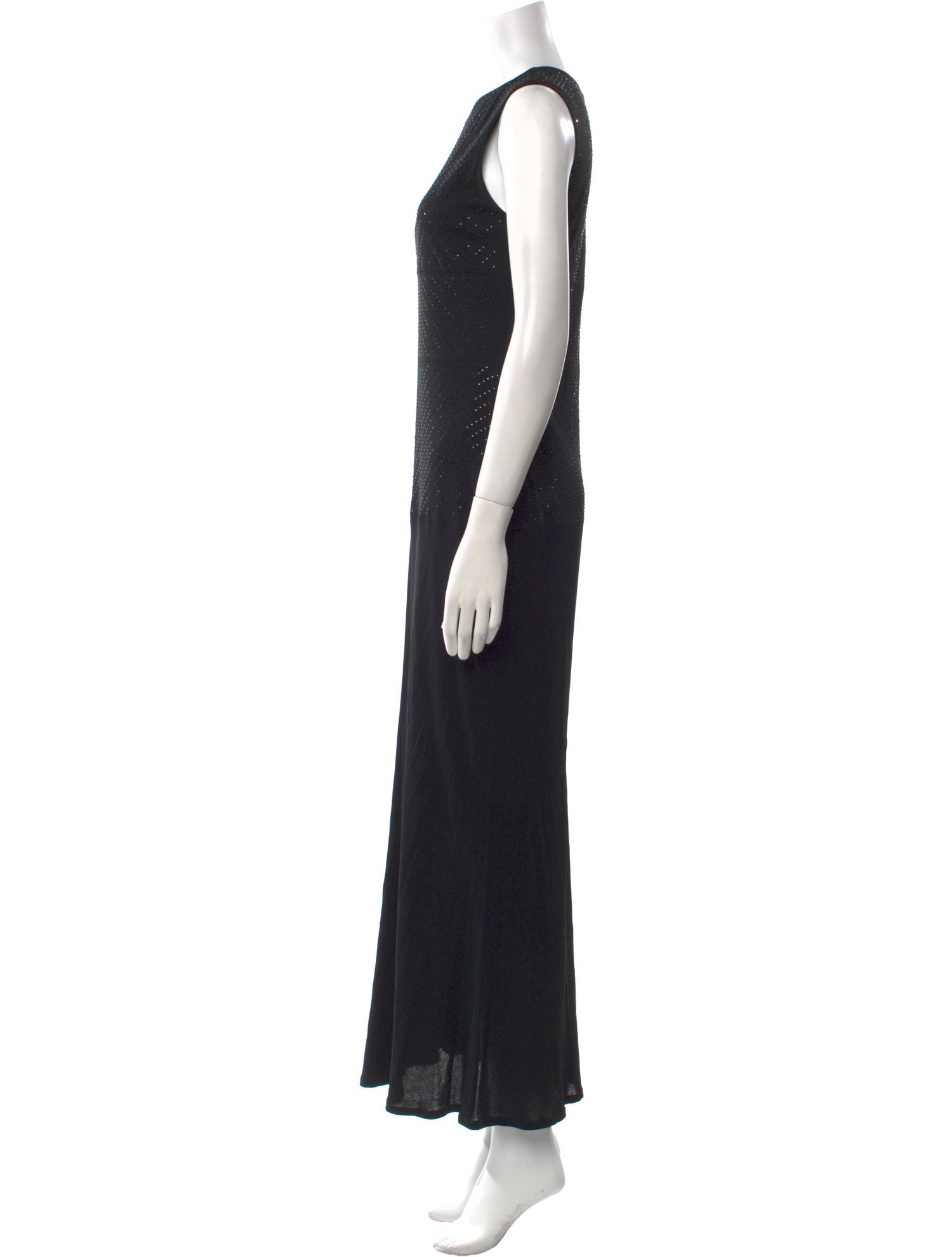 Carla Westcott Crew Neck Long Dress