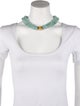 Christopher Walling 18K Aquamarine Beaded Necklace
