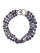 Christopher Walling 18K Sapphire & Ruby Bead Multistrand Necklace