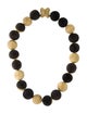 Christopher Walling 18K Ebony Wood Bead Strand Necklace
