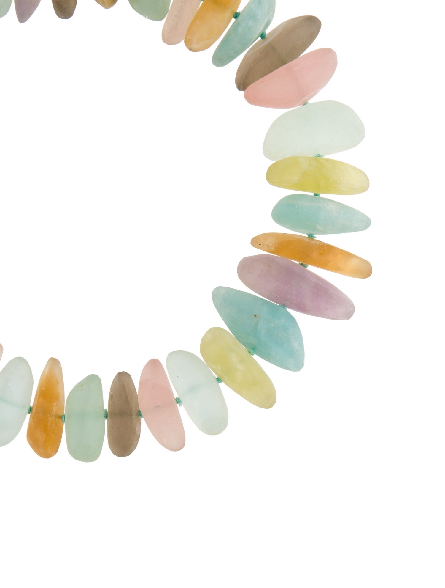 Christopher Walling Tumbled Multistone Collar Necklace