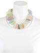 Christopher Walling Tumbled Multistone Collar Necklace