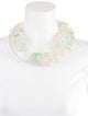 Christopher Walling 18K Morganite, Aquamarine & Diamond Collar Necklace