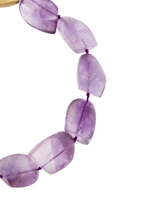 Christopher Walling 18K Amethyst Collar Necklace