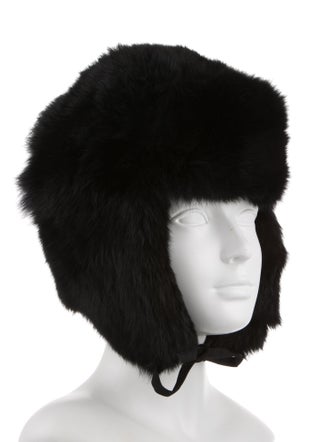 Crown Cap Rabbit Fur Winter Hat